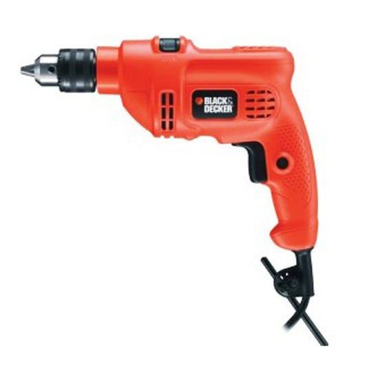 BLACK & DECKER DRILL HAMMER 500W 10MM 1 SPEED KEY KR5010V-B9