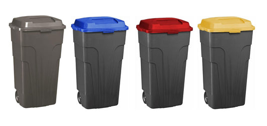Refuse Bin On Wheels Big Jim 140Ltr Black