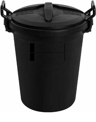 Refuse Bin Big Jim 70Ltr Black