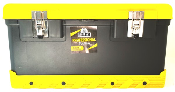 Tool Box Professional 50Cm Black/Yel Met Clips