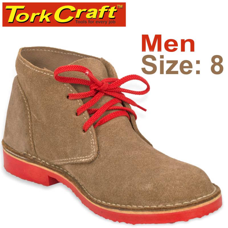 Tork Craft Mens Vellie Shoes Brown Size 8