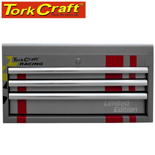 Tork Craft 3 Drawer Top Box Racing Style Tool Box