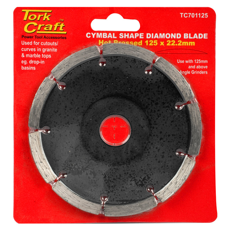 Diamond Blade Cymbal Shape 125X22.22Mm