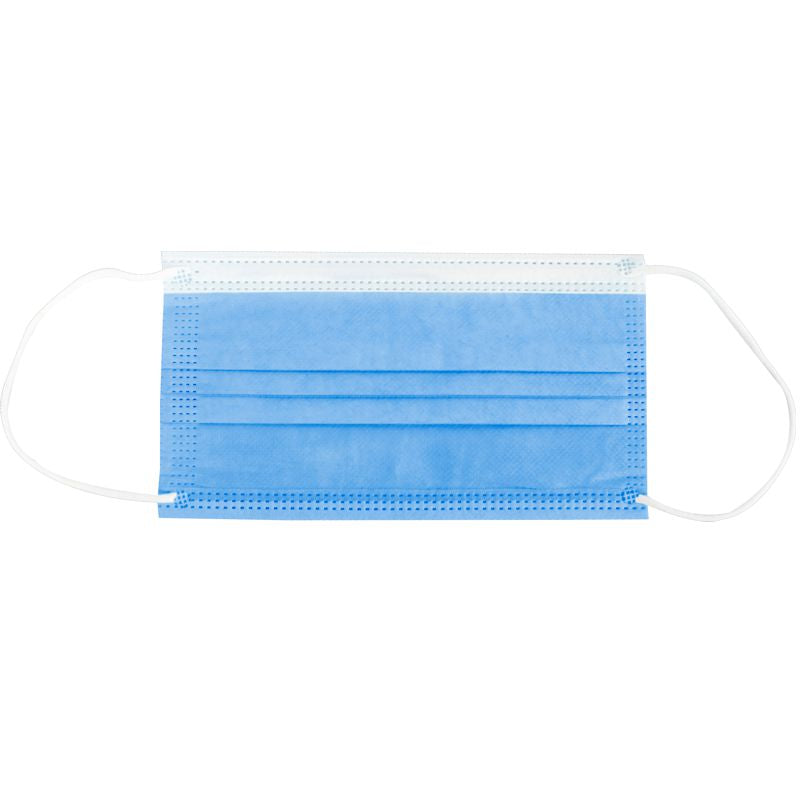 Disposable Three Ply Protective Face Mask X50Pc Earloop 95% Filtration