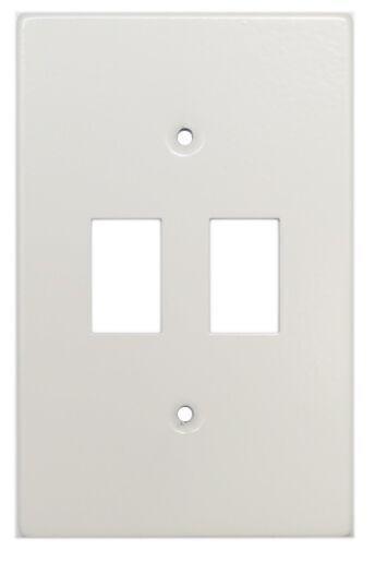 TITAN 2 LEVER STEEL COVER PLATE 4X2