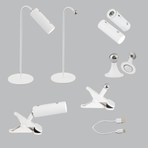 Brightstar TL003 WHITE Versatile 4-in-1 Rechargeable LED Light with Touch Control