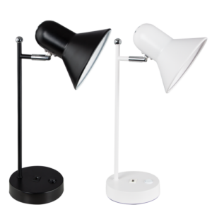 Brightstar TL186 Metal Desk Lamp with USB Port and On/Off Switch