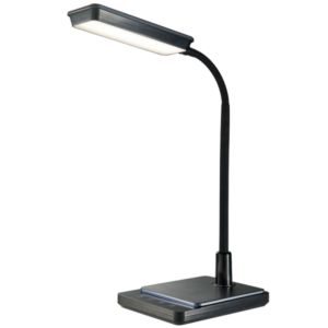 Brightstar TL626 Black LED Desk Lamp with Touch Sensor, Dimmer, and Moveable Arm
