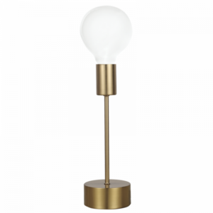 Brightstar TL636 Satin Brass Metal Table Lamp - 1 x 40W ES