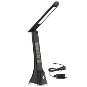 Brightstar TL648 Dimmable Rechargeable LED Table Lamp with CCT and Alarm Display