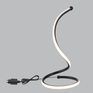 Brightstar TL672 Black 380mm LED Table Lamp with 2W 3000K Bulb