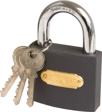 Padlock Tri Circle Iron No362 25Mm Case/360