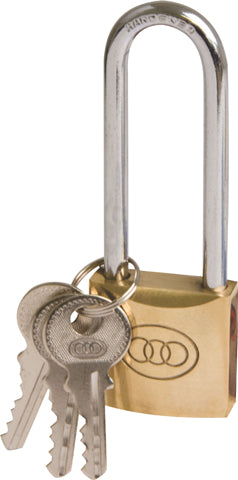 Padlock Tri Circle Brass.No264L 38Mm L/S (120)