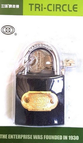 Padlock Tri Circle Iron No361 20Mm Case/120 Db