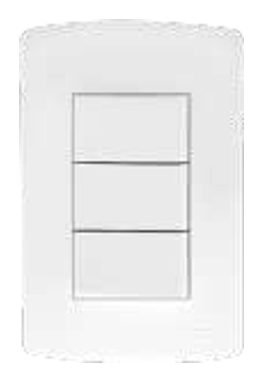 Onesto Trinity 16A 3 LEVER 1 WAY SWITCH, 4X2 - TS2031