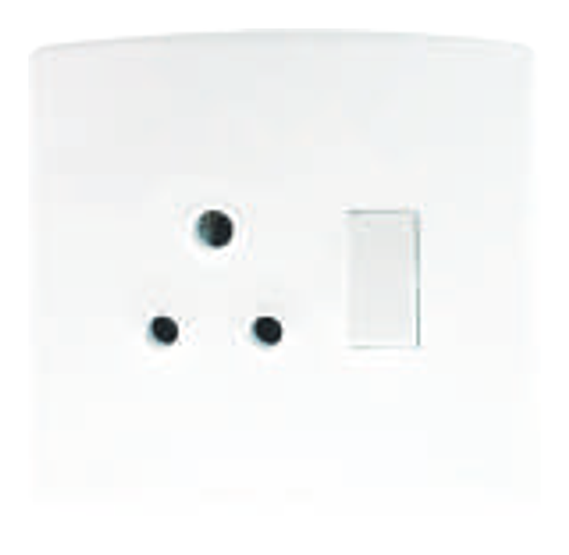 Onesto Trinity SINGLE SWITCHED SOCKET HORIZONTAL 4X4 - TSP4001