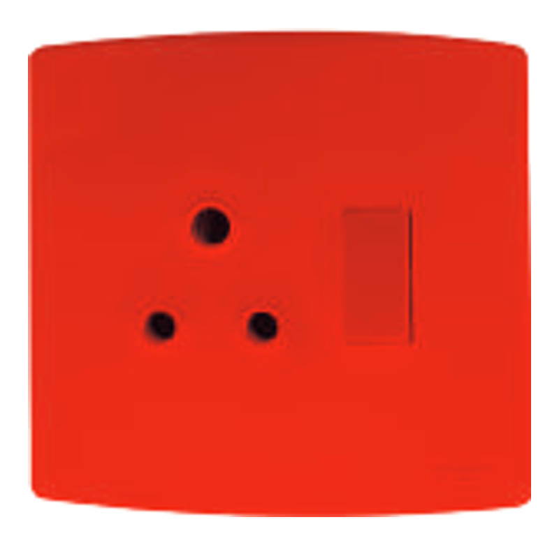 Onesto Trinity SINGLE DEDICATED SWITCHED SOCKET HORIZONTAL 4X4 - TSPD4001