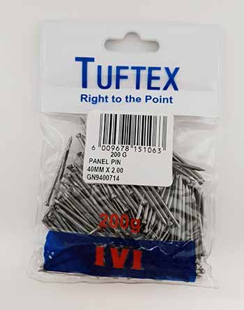 Nail Panel Pins 50Mmx1Kg P/P Tuftex