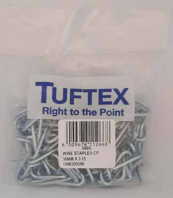 Staple Fencing Galv 30Mmx500G P/P Tuftex