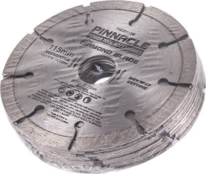 Diamond Blade Segmented 115Mm Pinnacle Brand X10 Pack