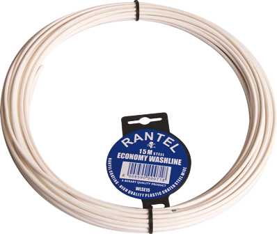 Wash Line Rantel Galvanised P/Coatd 15M Wlse15