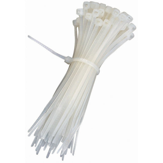 MR ELECTRIC CABLE TIES T50R 200MM WHITE