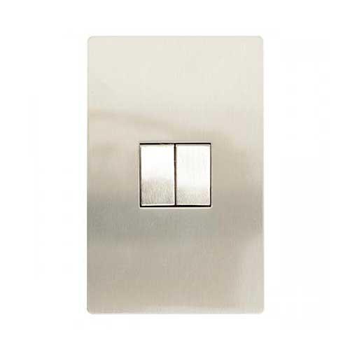Cbi Stainless Steel 2 Lever 2 Way Light Switch