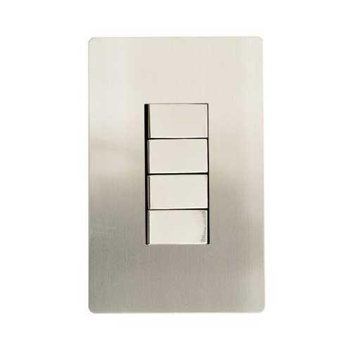 Cbi Stainless Steel 4 Lever 2 Way Light Switch