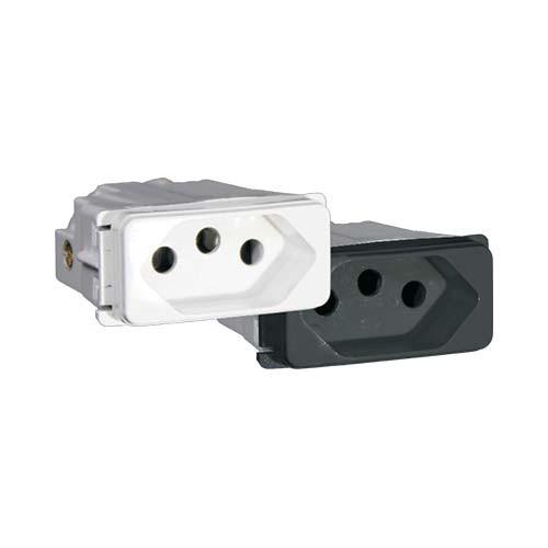 Veti 16A V-Slim 3 Pin Socket Outlet Module
