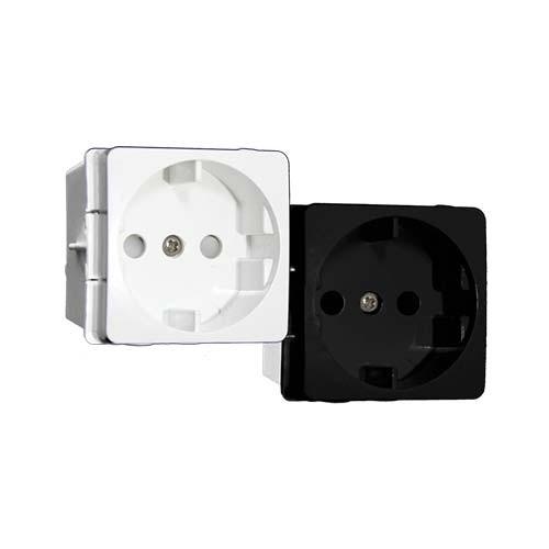 Veti 16A Schuko Socket Outlet Module