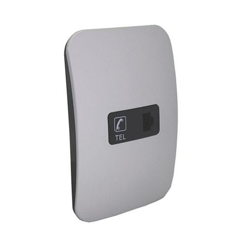 Veti 1 Rj11 Telephone Socket Outlet - Black Module