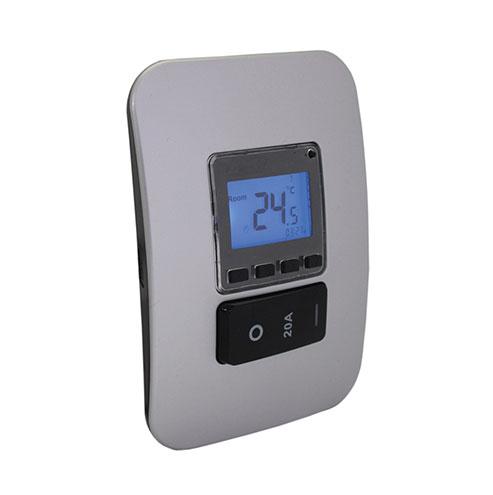 Veti 1 Programmable Thermostat With Isolator Switch - Black Modules