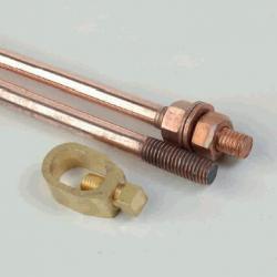 Copper Plated Steel Econo Earth Spike, 4FT Length