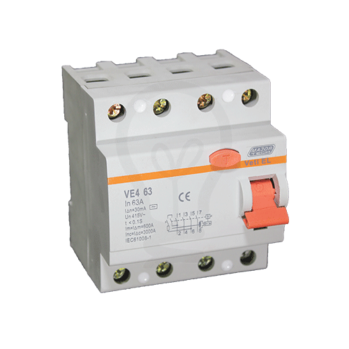 Veti El - Rccb Four Pole Earth Leakage