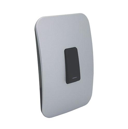 Veti 1 One Lever One-Way Light Switch - Black Module