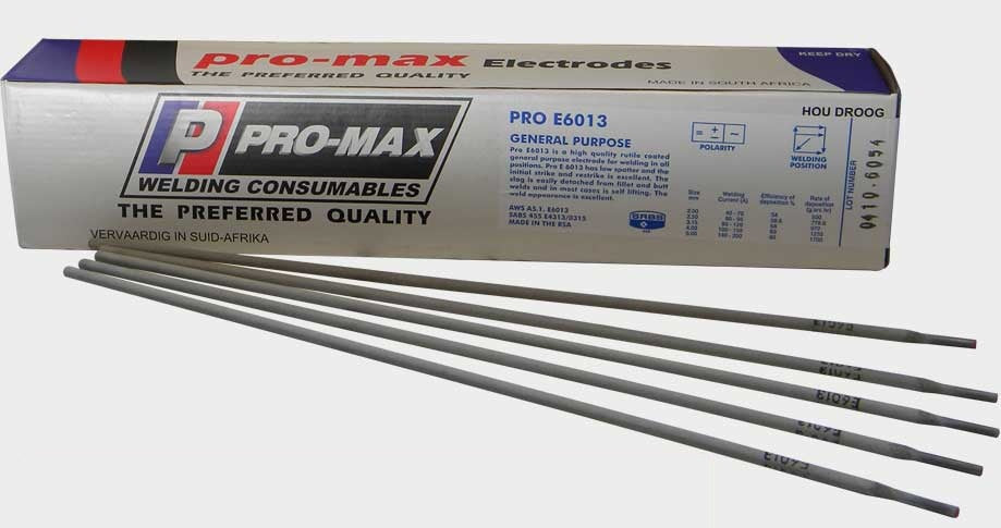 Welding Rods Gp Promax 2.5Mm P/P 1Kg (Min 25 Pack)