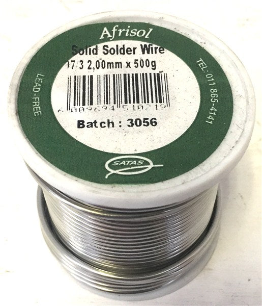 Solder Solid Core Reel 97/3 500Gr