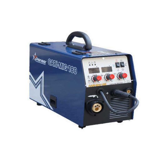 WELDER MIG 180 220V C/W MB25 TORCH  FLOW MET CARI-MIG-180