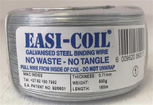 Wire Galv Easicoil 250Gr #07 0.90Mm 50Mt