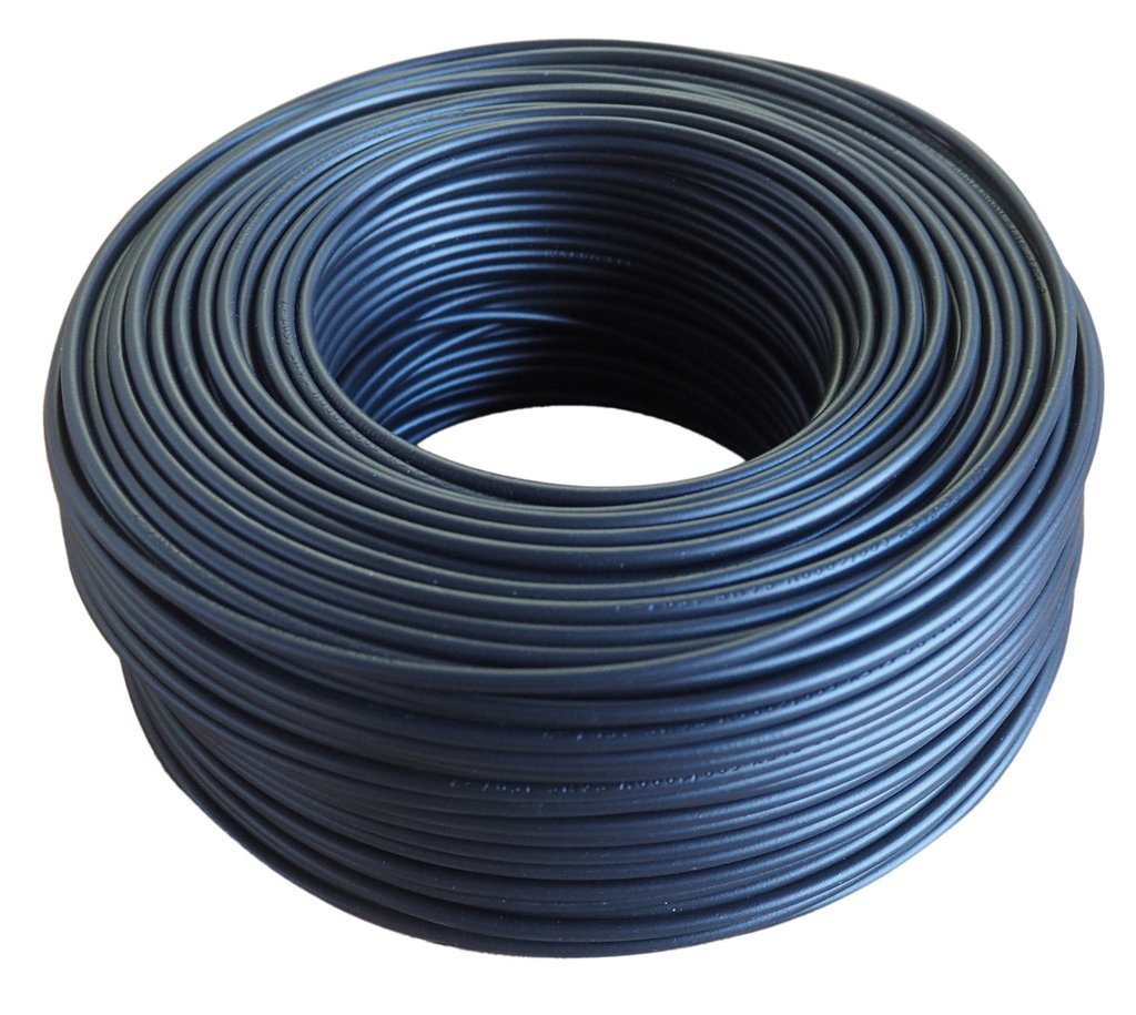Black General Purpose House Wire Cable, 2.5MM x 100M Roll, Ideal for Lighting Installations