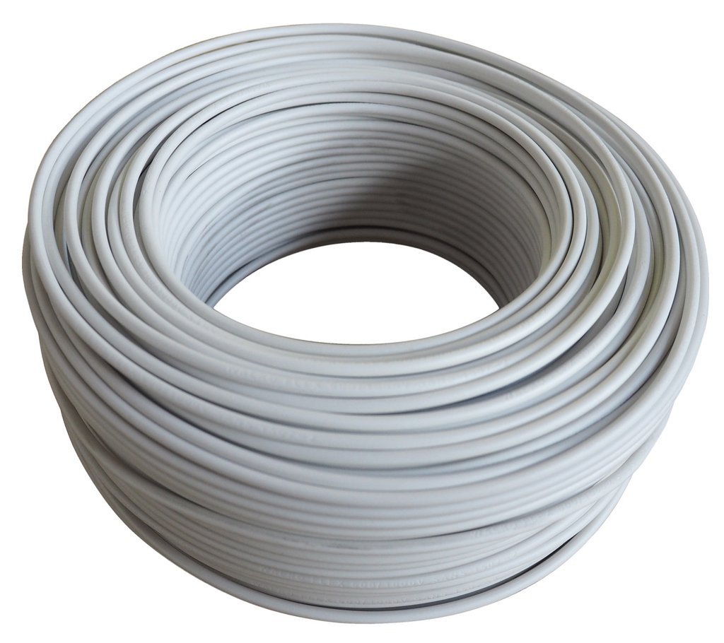 Wire GP 2.5mm White 100m coil