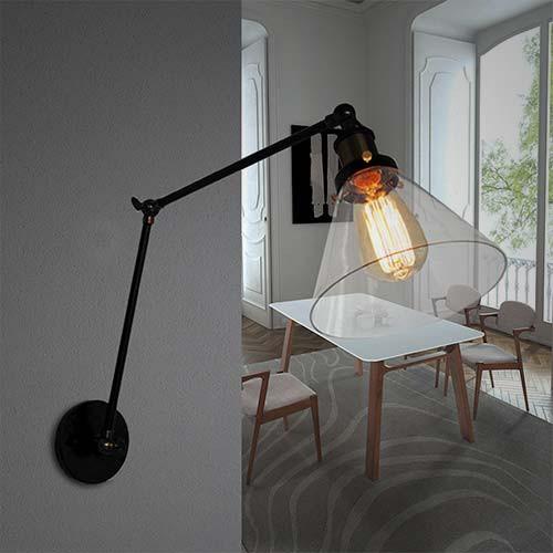 Funnello Glass Wall Light