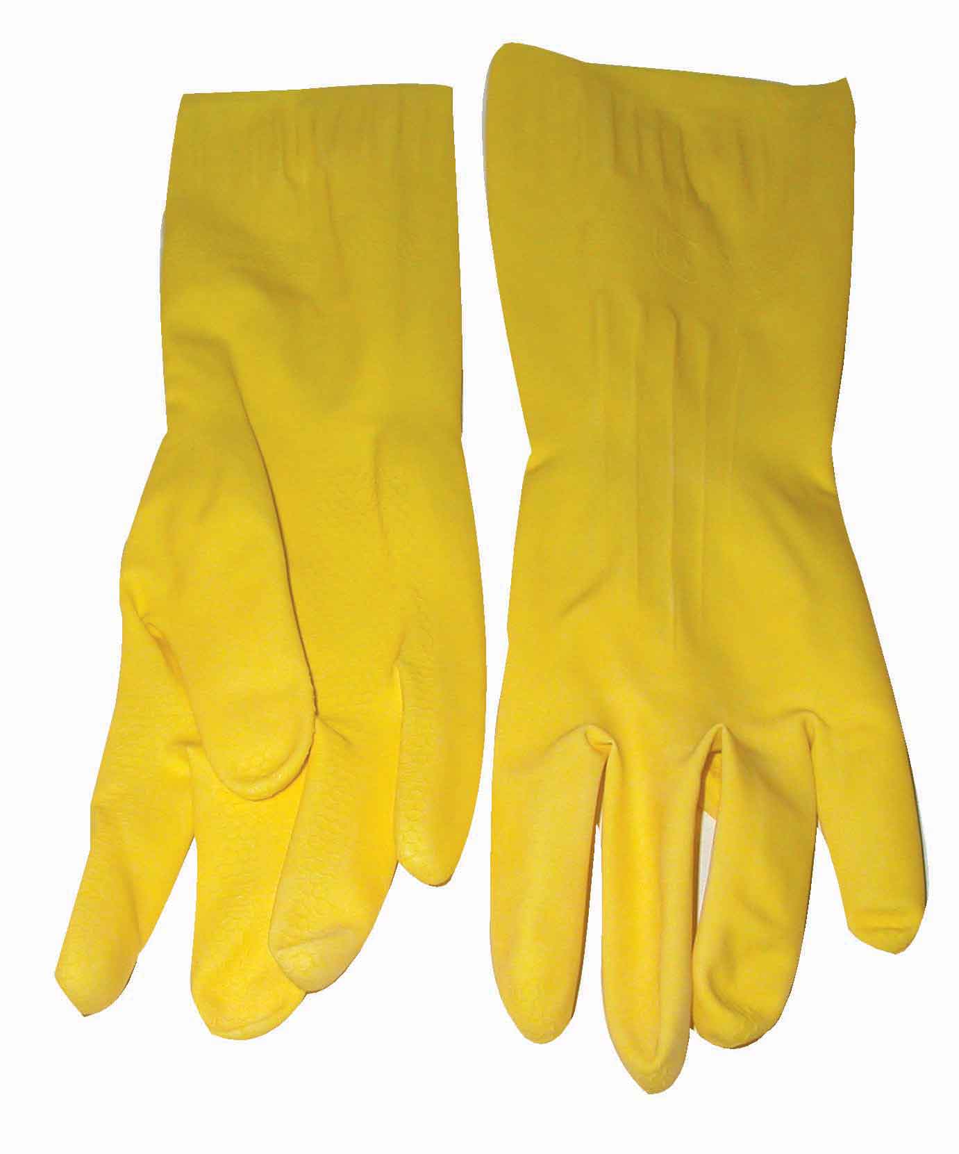 GLOVE MATSAFE LATEX HOUSE/H YELLOW M PP