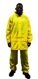 RAINSUIT MATSAFE YELLOW R/RIZED 3XL 2PC+HOOD