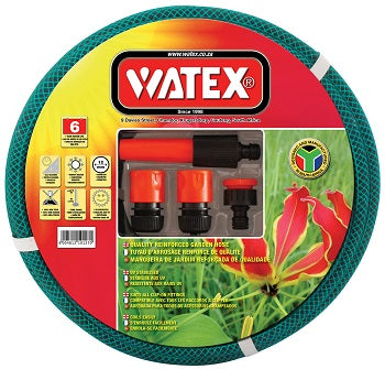 Hosepipe Watex (1/2) 12Mmx 20M 6Y W/Fit