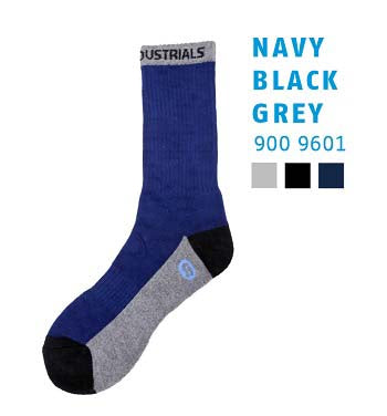 Bata Socks Navy Black & Grey(5-9)