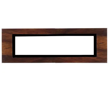 8 Lever Wood & Black Bezel Cluster + Box