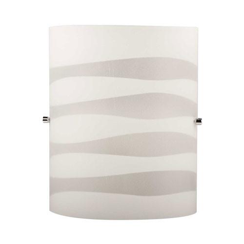 Stripe Patterned Glass Wall Light