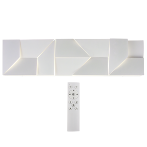 Brightstar WB268 Matt White Dimmable LED Metal Wall Bracket with Remote Control