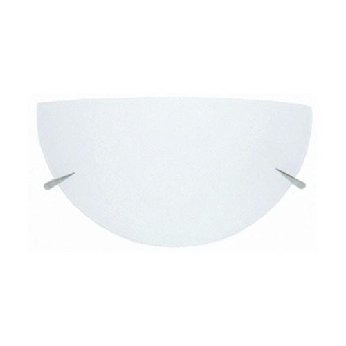 Frosted Glass With Metal Clips Wall Light